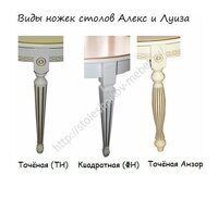 Стол «Луиза-1200» 800х1200(1600)